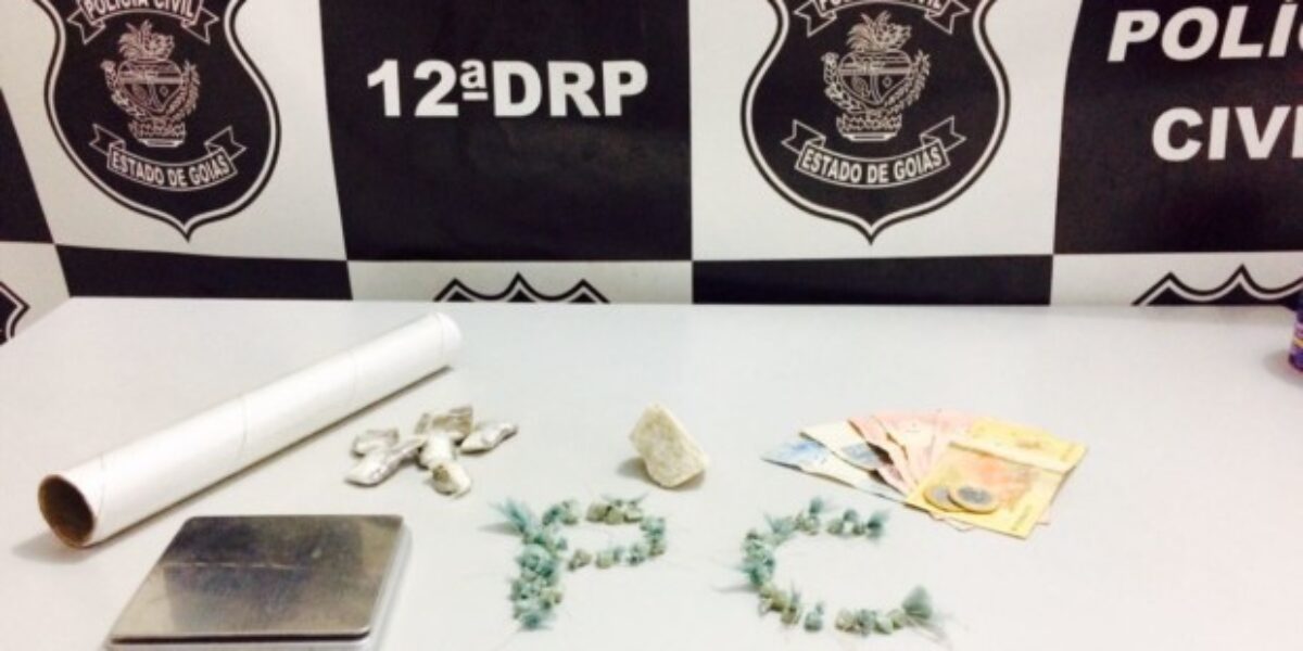 Em Porangatu, dupla é presa em flagrante por tráfico de drogas