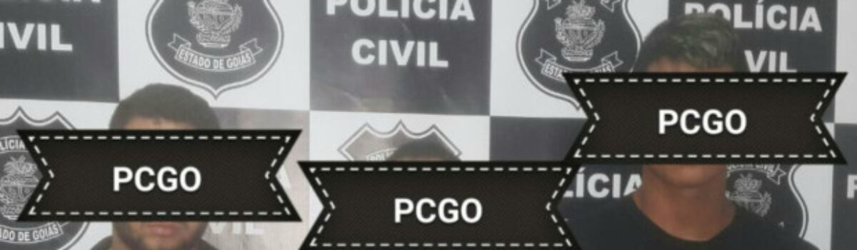 Trio é preso em Alexânia suspeito de tráfico e receptação