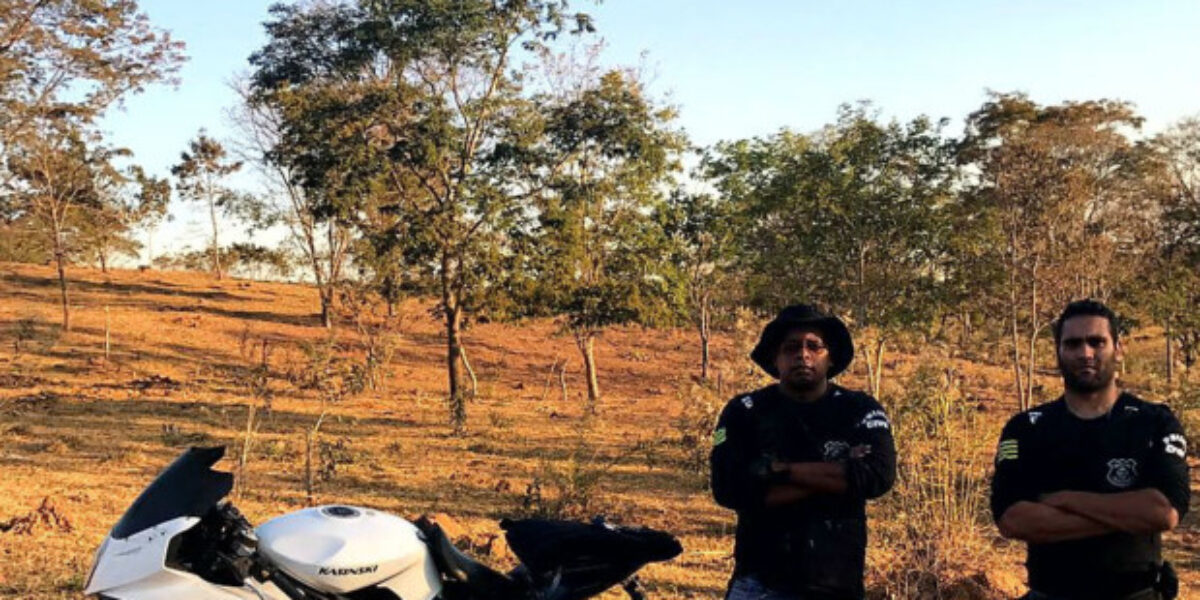 Gepatri de Luziânia recupera motocicleta que fora roubada no município