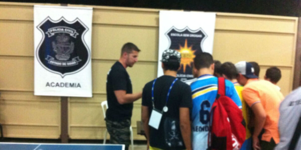Polícia Civil marca presença em finais dos Jogos Estudantis do Estado de Goiás