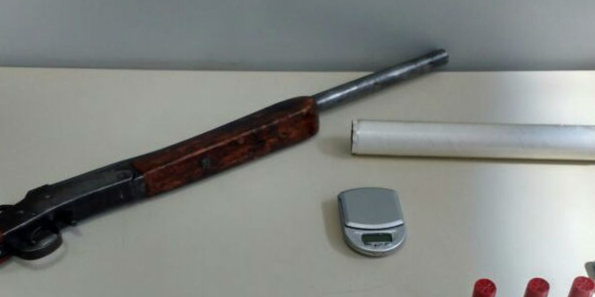 Indiciado por homicídio é preso com arma e munições pela 2ª DDP de Luziânia