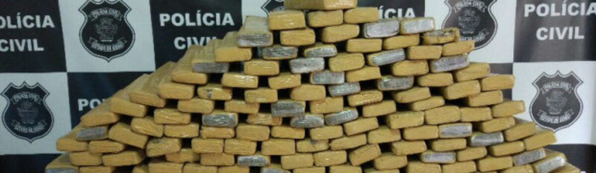 Polícia Civil de Goianira realiza operação e apreende quase 200 kg de drogas