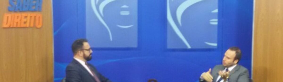 Delegado de PCGO grava aulas de Direito Penal para a TV Justiça