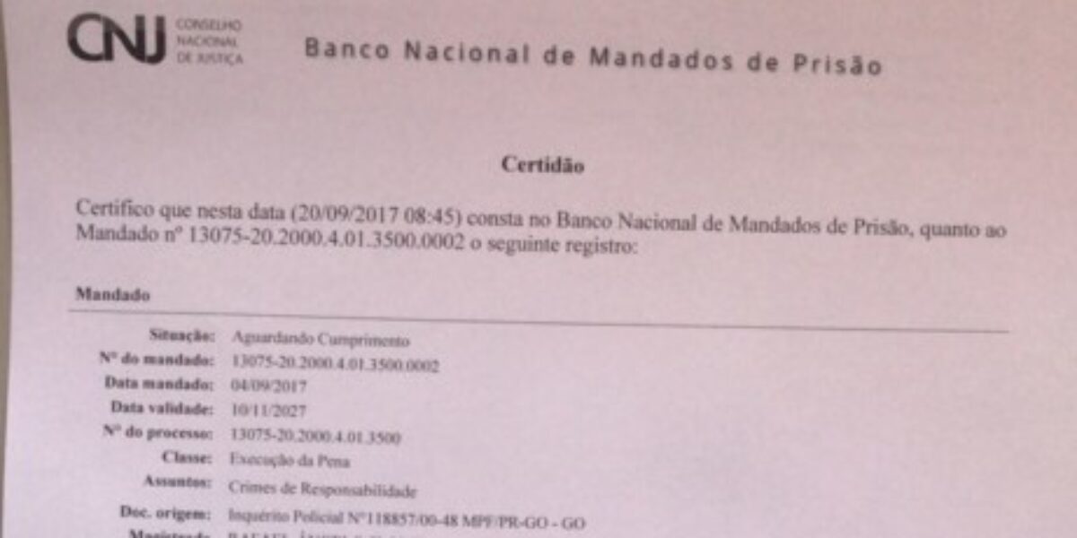 Ex-prefeito de Alvorada do Norte é preso por crimes de responsabilidade