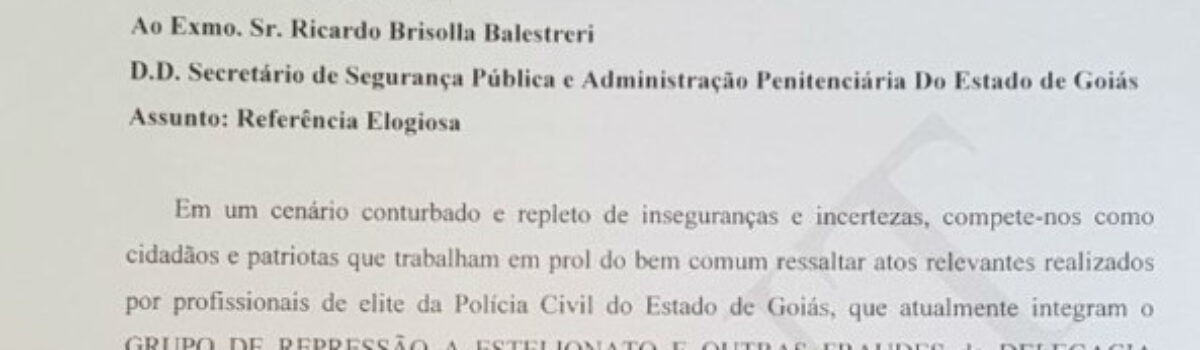Policiais da Deic são elogiados por atuação em caso de estelionato