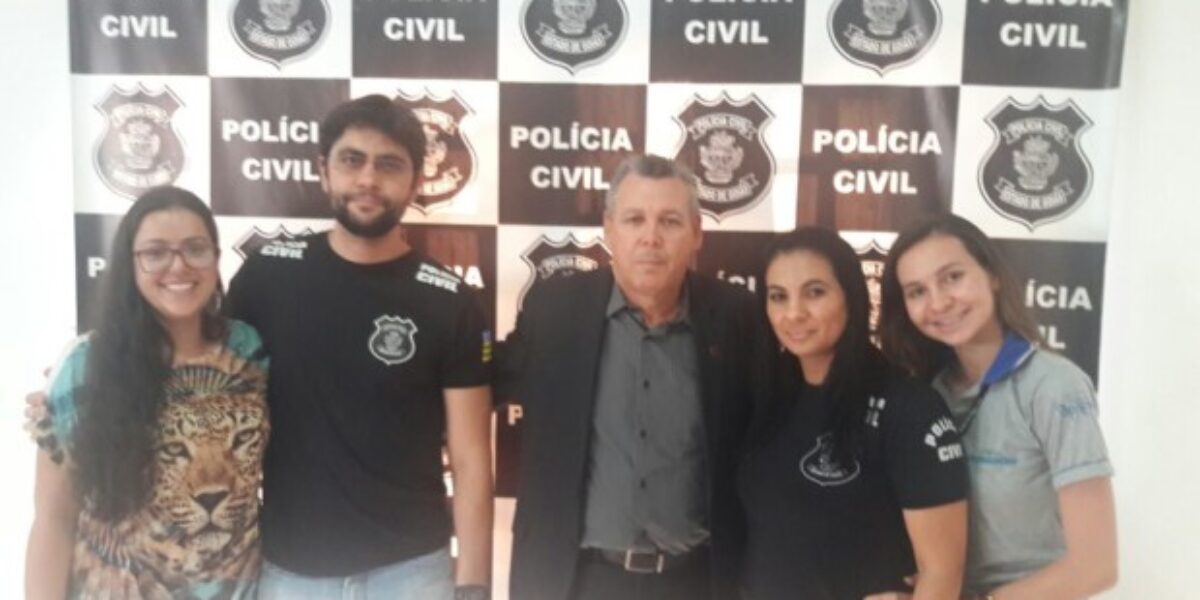 Delegado-geral visita delegacia de Acreúna e elogia servidores locais