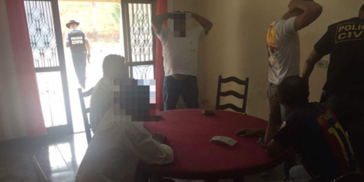 Polícia Civil de Niquelândia desbarata dois pontos de realização de jogos de azar