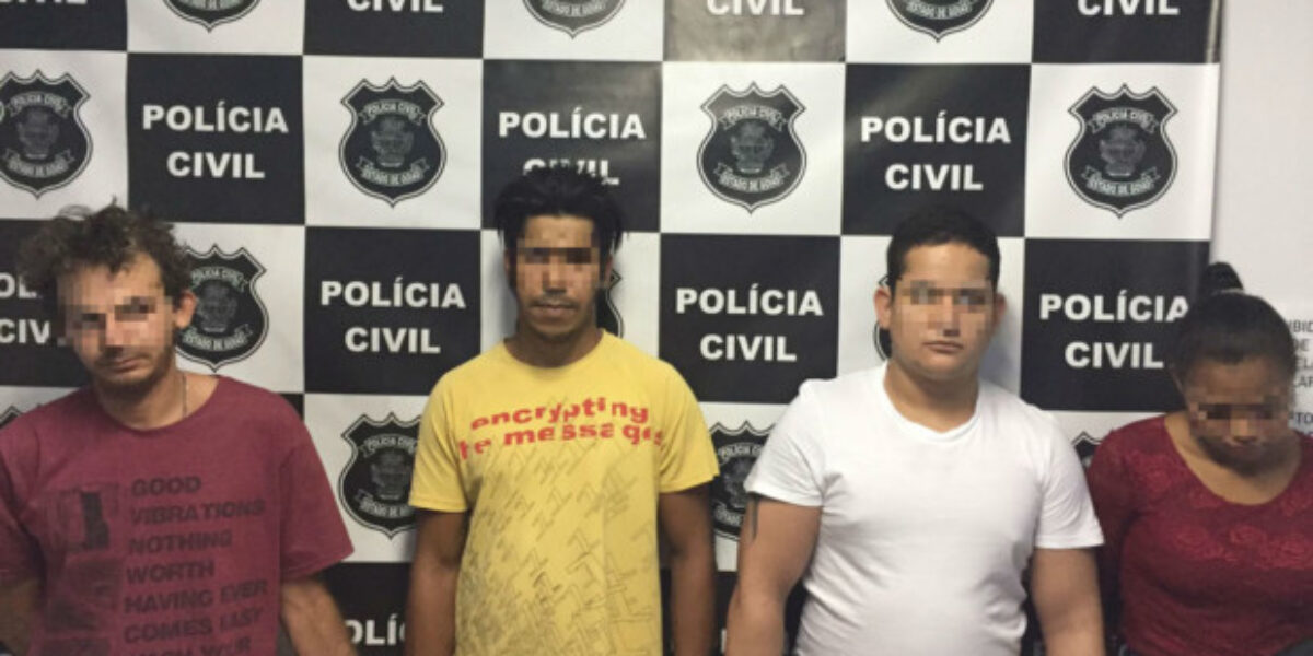 PC de Morrinhos prende grupo que vendia drogas a mando de detento