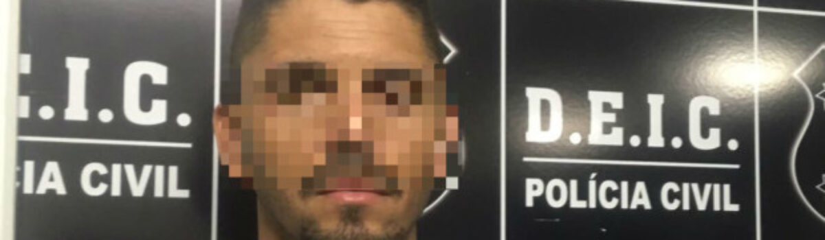 Deic prende suspeito de roubo a estabelecimento comercial