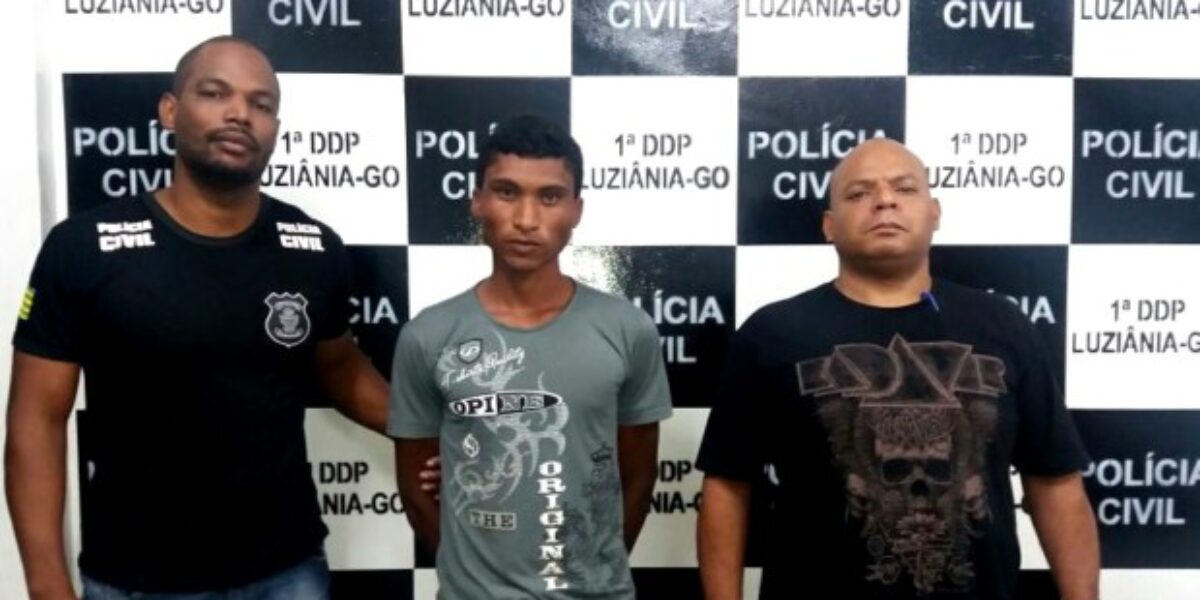 Homem é preso em Luziânia ao registrar B.O por perda de documento
