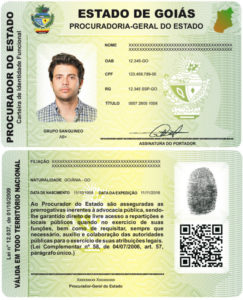 Modelo da identidade dos procuradores