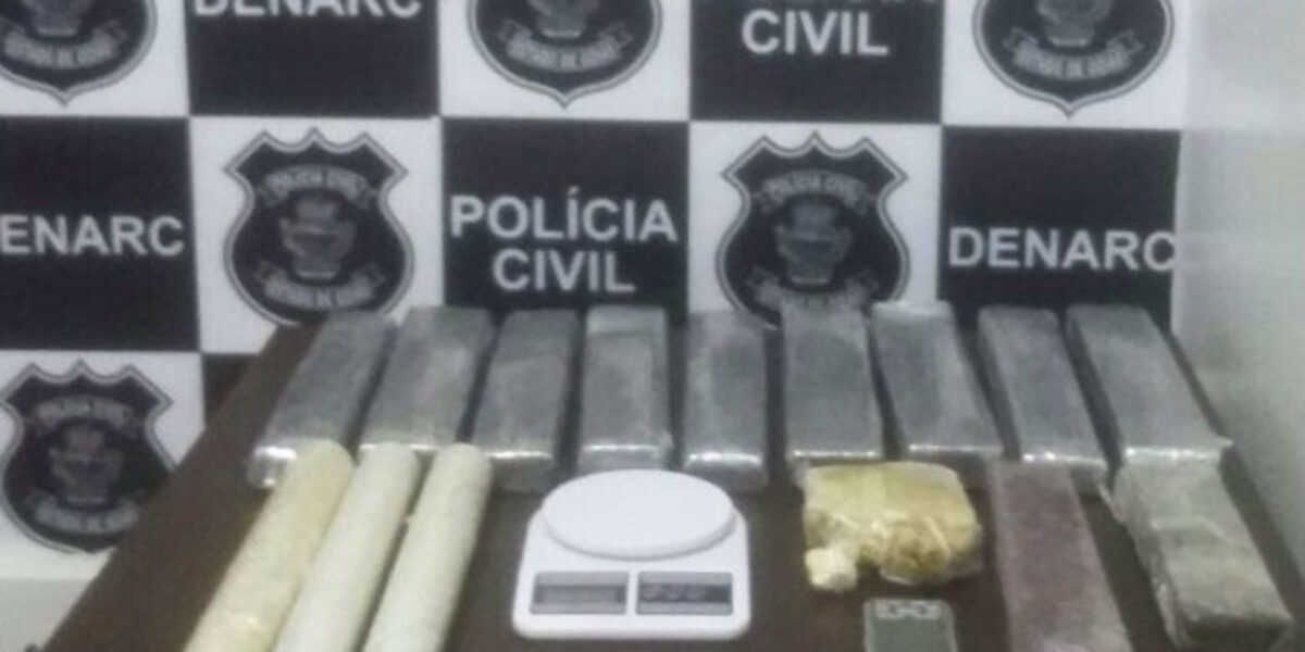 Denarc desarticula mais um ponto de distribuição de drogas em Goiânia