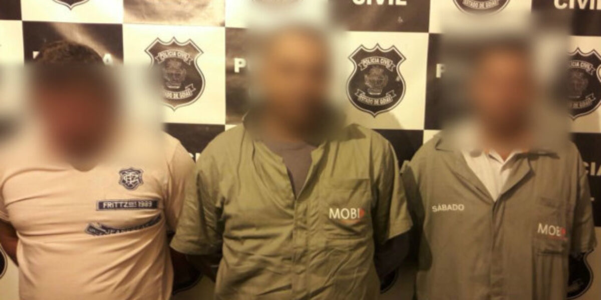 Trio é preso suspeito de furtar 12 mil litros de combustíveis em um mês