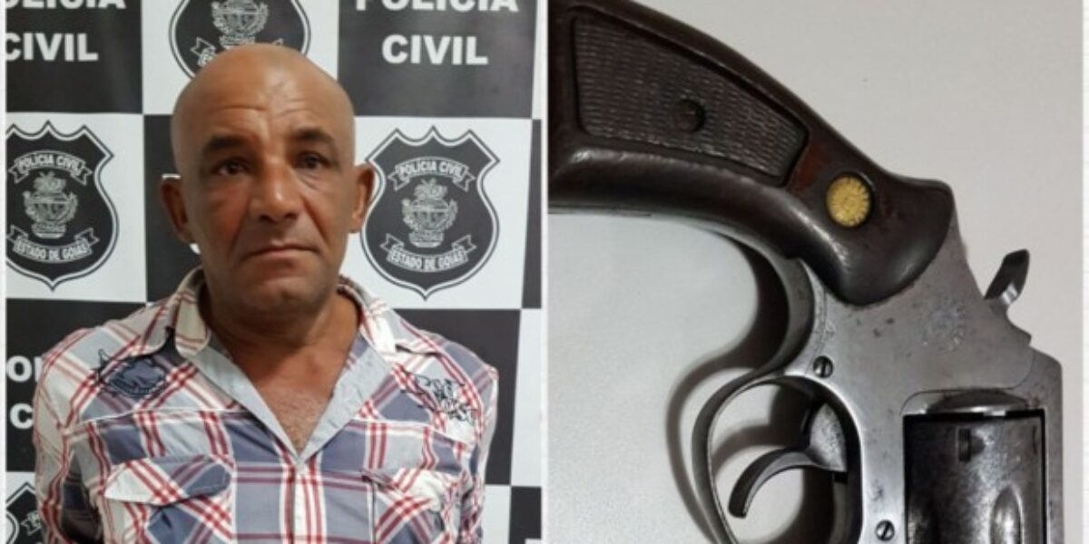 Policiais civis de Acreúna prendem homem que estava armado em bar
