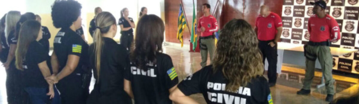 ESPC realiza cursos para aperfeiçoamento de policiais civis na 3ª DRPC, em Anápolis