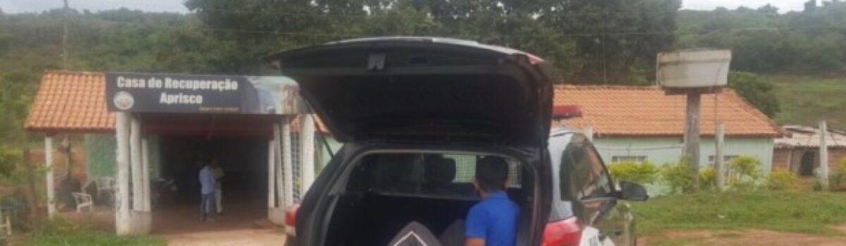 Foragido da Justiça é localizado e preso em Casa de Recuperação de Caiapônia