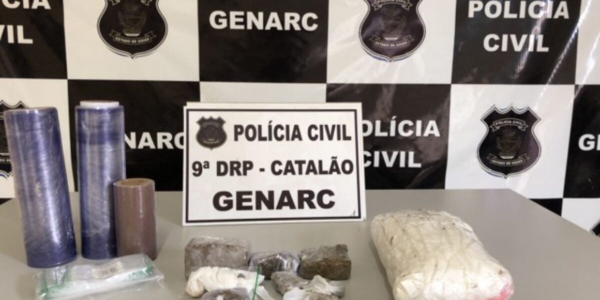 Polícia Civil prende mais um traficante de drogas em Catalão