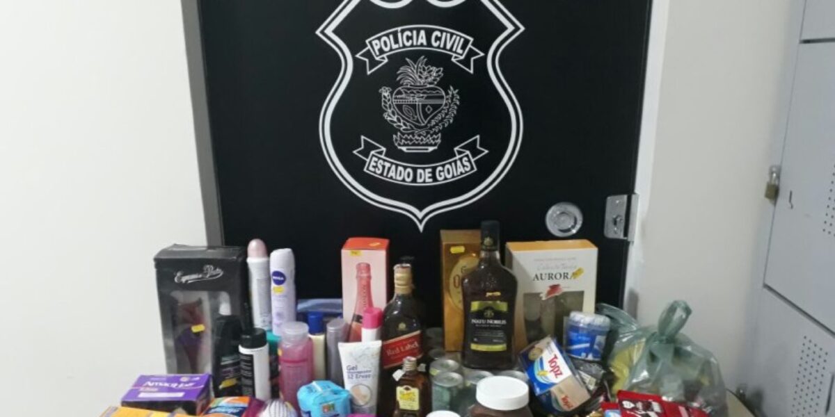 Polícia Civil de Jaraguá recupera produtos furtados em supermercado