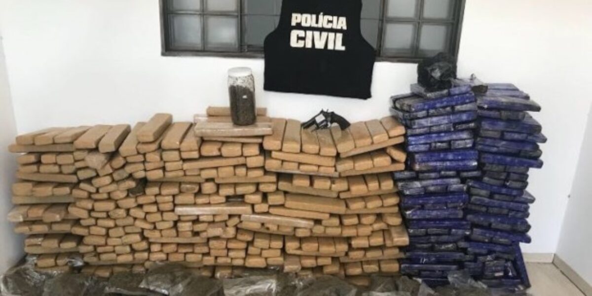 Polícia Civil de Rio Verde apreende aproximadamente meia tonelada de drogas