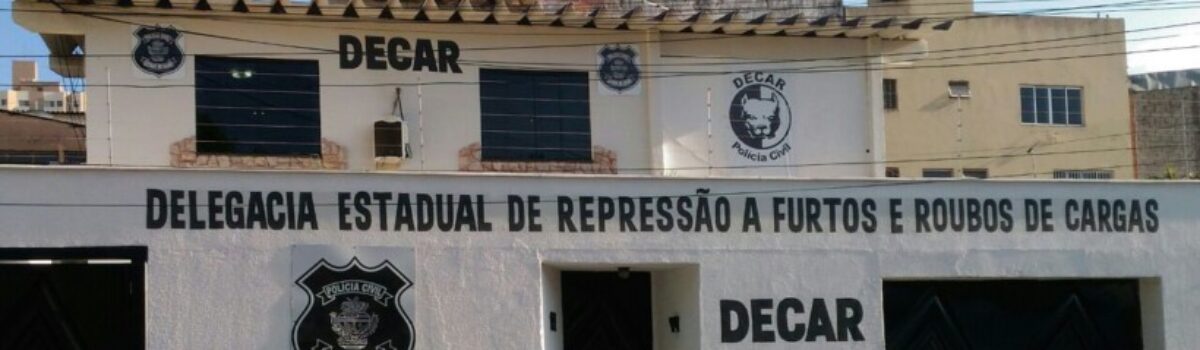 Trabalho da Decar faz ocorrências de furtos e roubos de cargas caírem quase pela metade no segundo semestre de 2017
