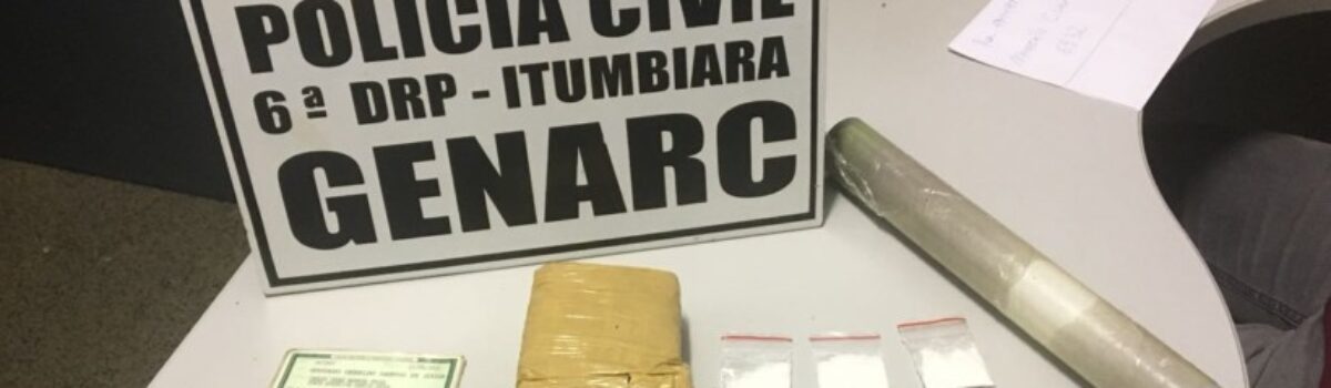 Genarc prende suspeito de tráfico de drogas em Caldas Novas