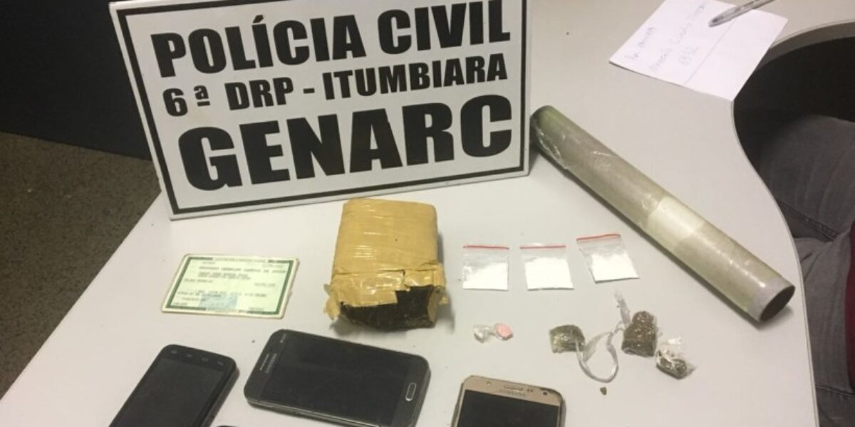 Genarc prende suspeito de tráfico de drogas em Caldas Novas