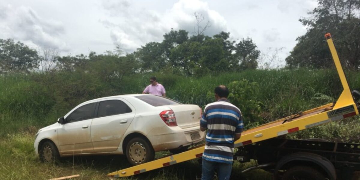 PC de Itumbiara localiza carro roubado poucas horas após o crime