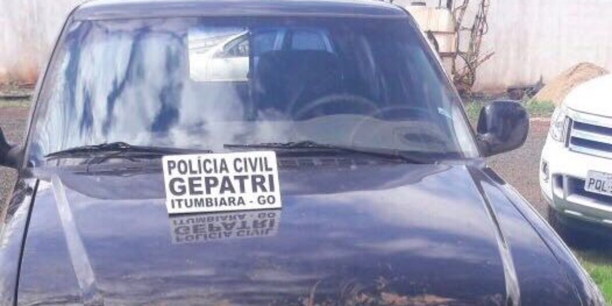 Gepatri Itumbiara recupera veículo furtado