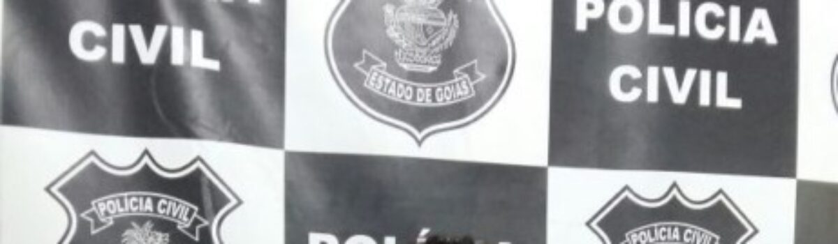 Policiais civis da cidade de Goiás prendem investigado por roubos na zona rural