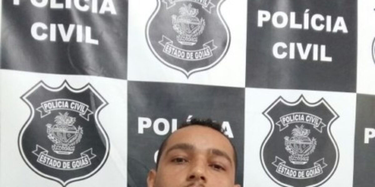 Policiais civis da cidade de Goiás prendem investigado por roubos na zona rural