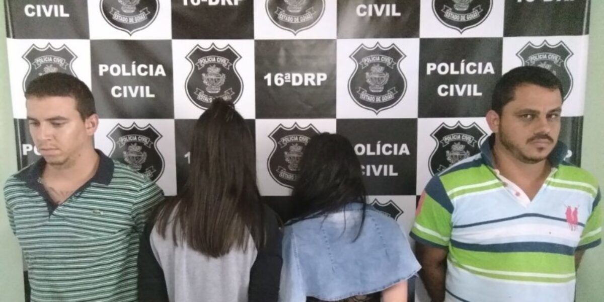 PC de Ceres prende suspeitos de tráfico de drogas, porte ilegal de arma e descaminho