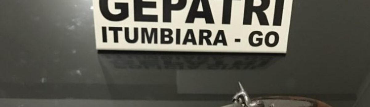 Gepatri Itumbiara apreende duas armas de fogo