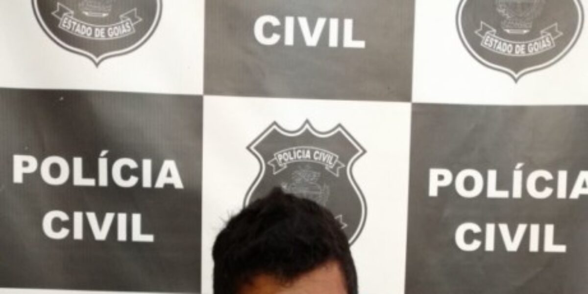 Polícia de Cocalzinho prende foragido suspeito de  tentativa homicídio