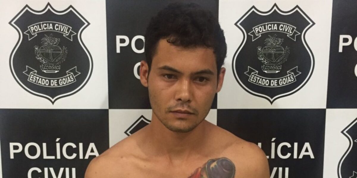 Goiatuba: Preso autor de roubo com uso de arma de fogo