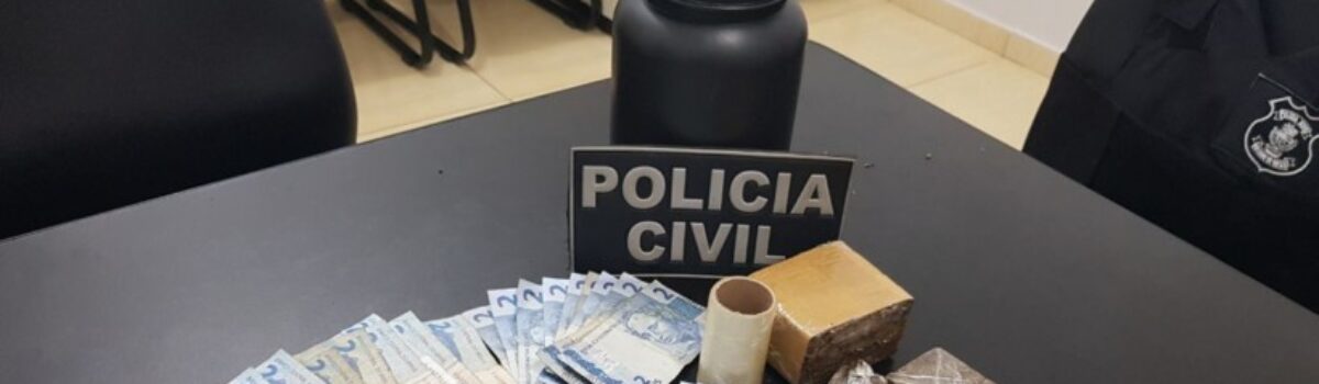 Alexânia: Polícia prende indivíduo que comercializava substâncias entorpecentes
