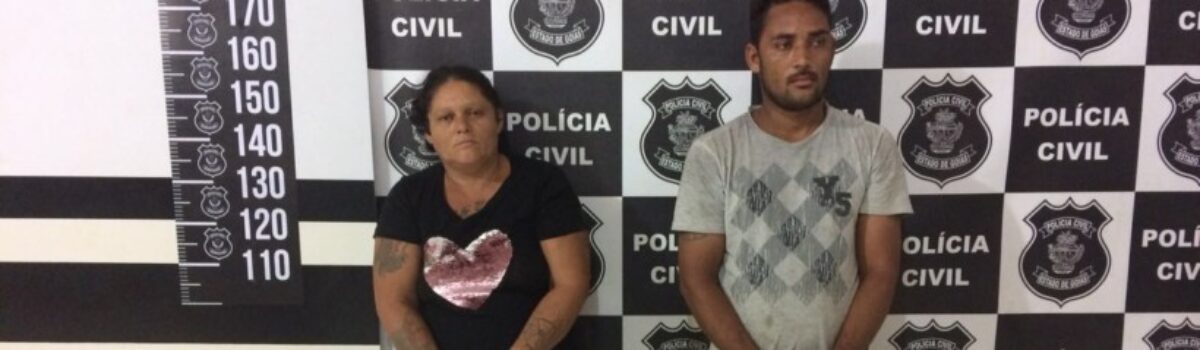 Mãe e Filho são presos suspeitos de participarem de homicídio em Posse