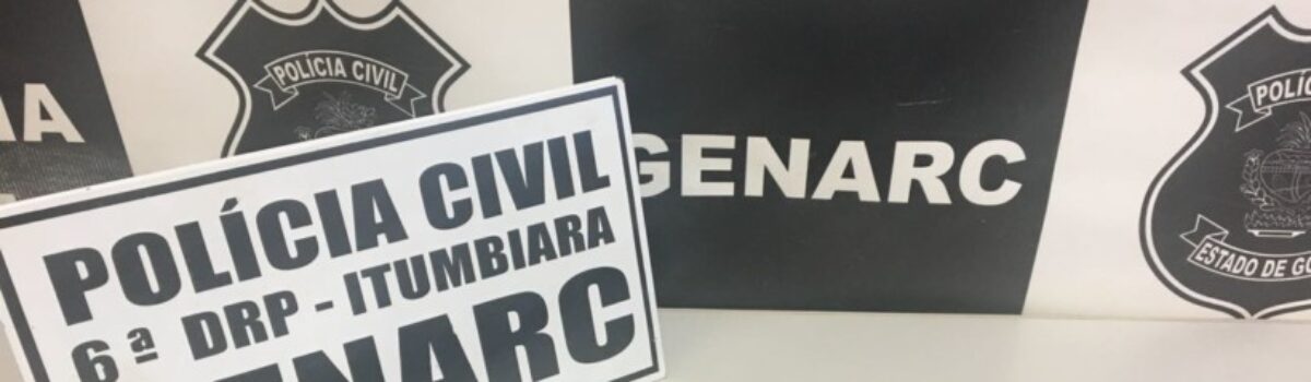 Genarc Itumbiara prende casal suspeito por tráfico de drogas