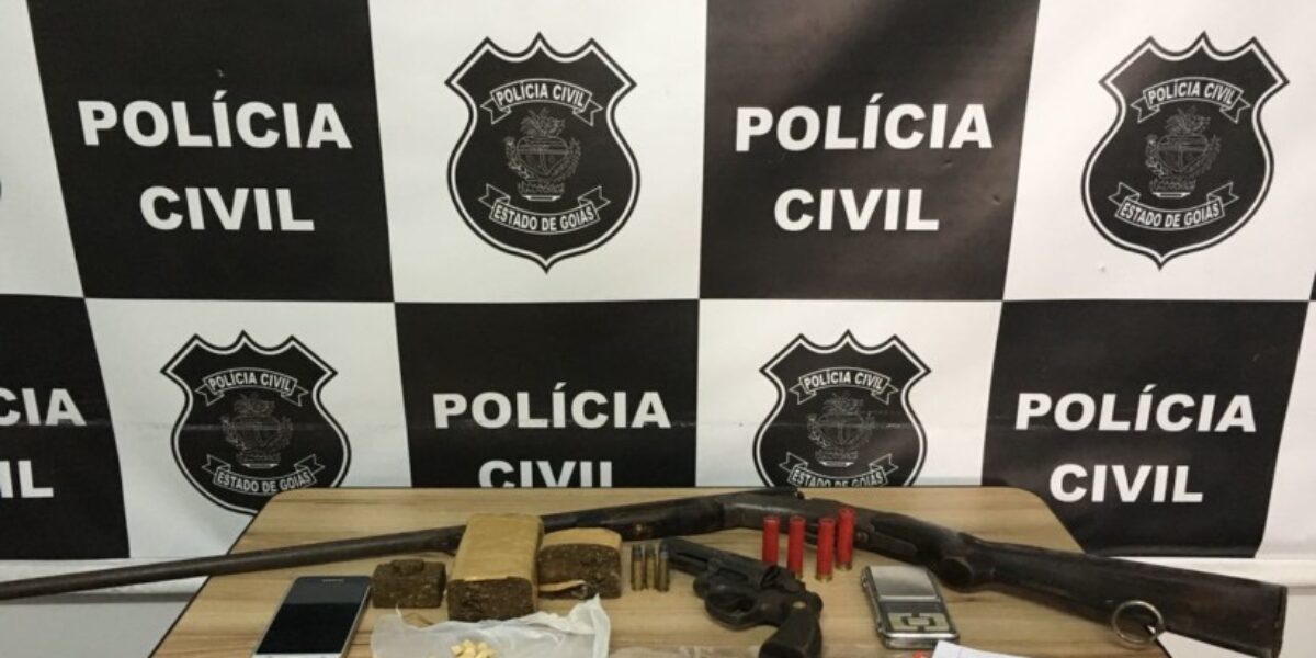 Polícia Civil de Caldas Novas prende traficantes