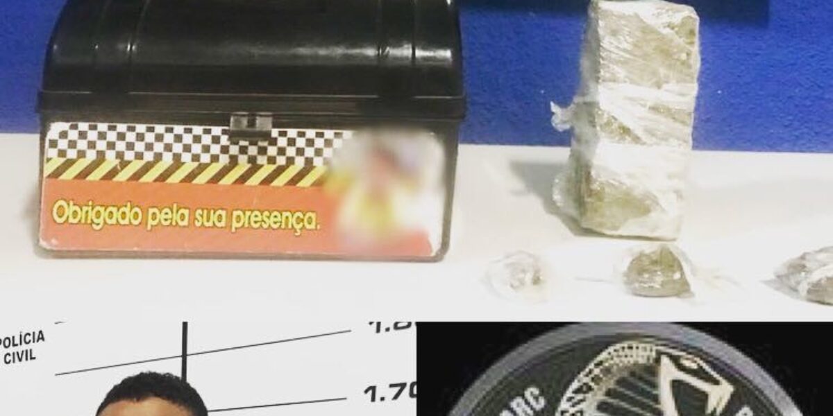 Denarc estoura mais um ponto de tráfico, prende traficante e apreende adolescente