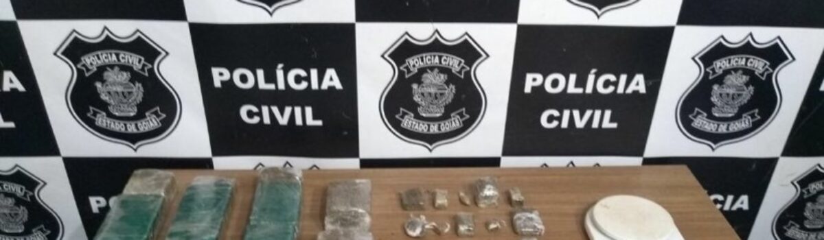 Polícia de Bom Jesus de Goiás prende suspeitos de traficar drogas