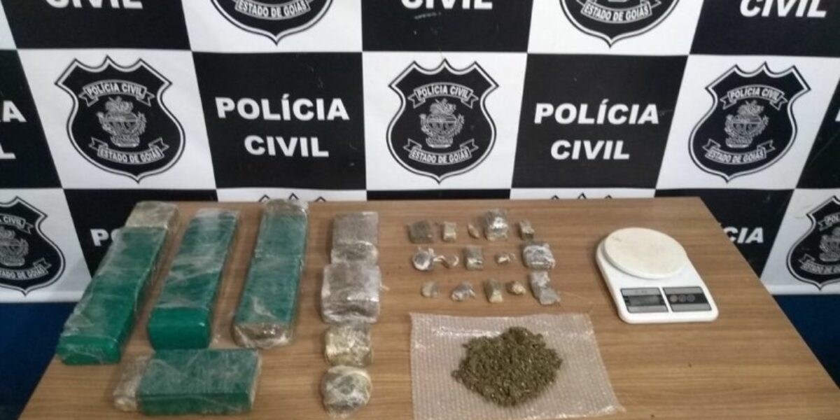 Polícia de Bom Jesus de Goiás prende suspeitos de traficar drogas