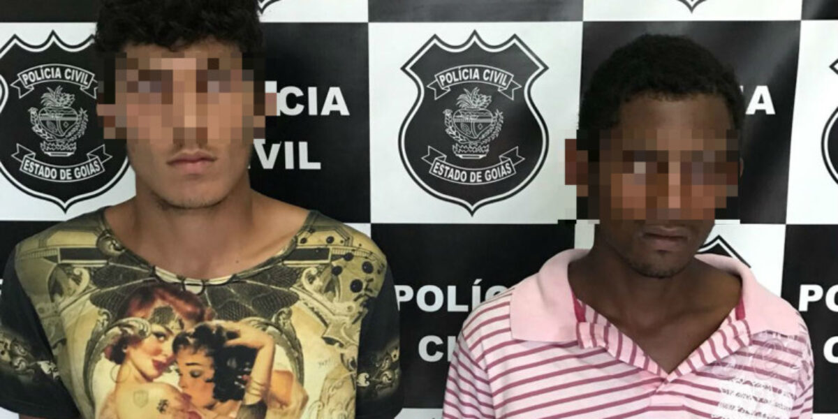 Suspeitos de furto em residência são presos em Uruana