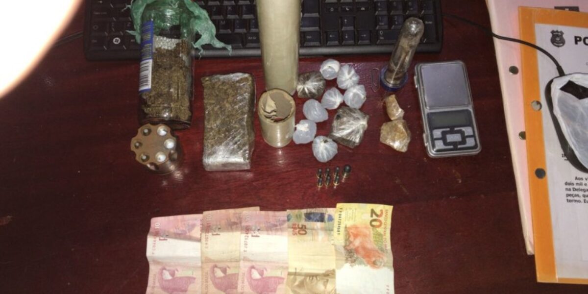 PC de Montes Claros apreende drogas em cumprimento de mandado