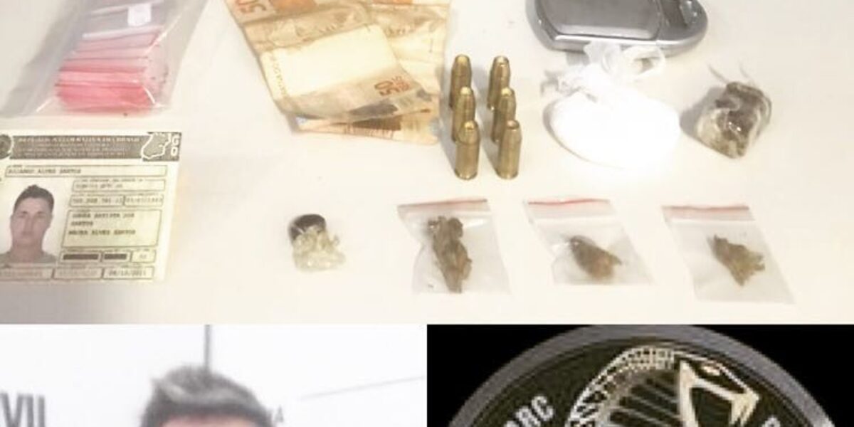 Denarc prende traficante e fecha mais um ponto de distribuição de drogas