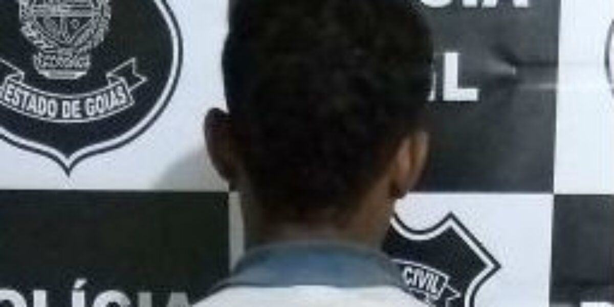 Menor é apreendido em Minaçu por ato infracional análogo a furto de motocicleta