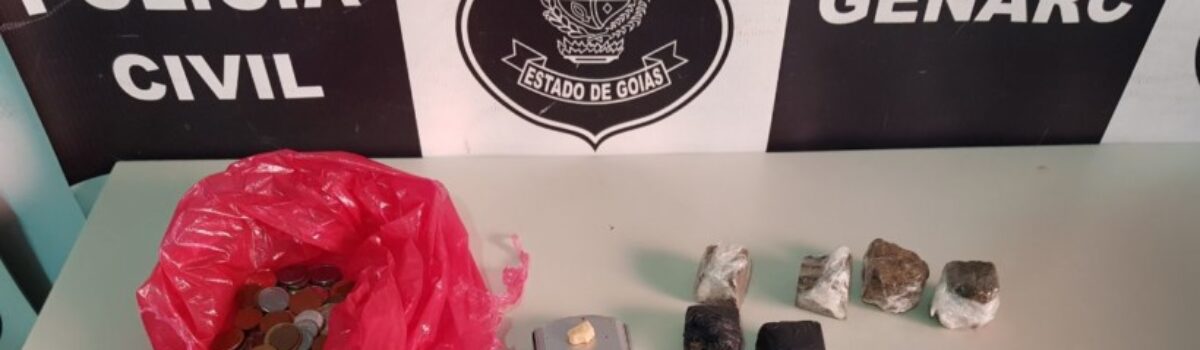 Valparaíso: Genarc prende dois suspeitos por tráfico de drogas