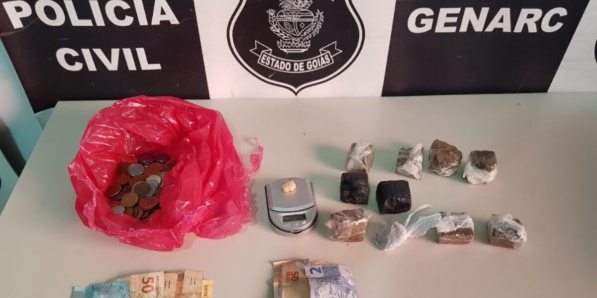Valparaíso: Genarc prende dois suspeitos por tráfico de drogas