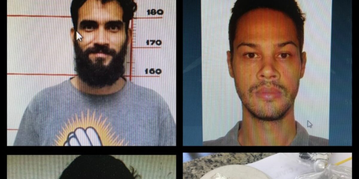 4ª DP de Goiânia prende indivíduos por tráfico de drogas e roubo qualificado