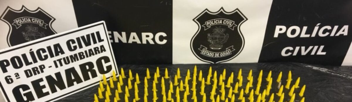 Homem é preso com 220 pinos de cocaína em Itumbiara