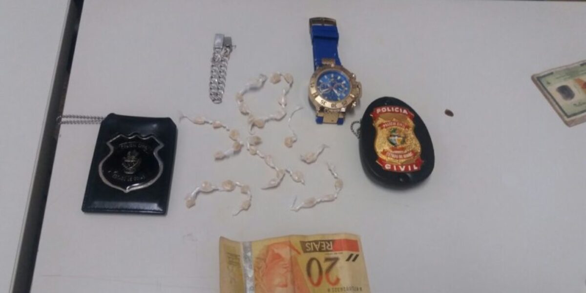 Águas Lindas: Polícia prende em flagrante traficante de drogas